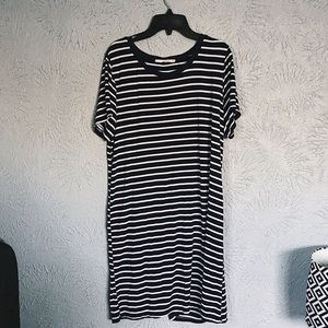 Striped T-shirt dress